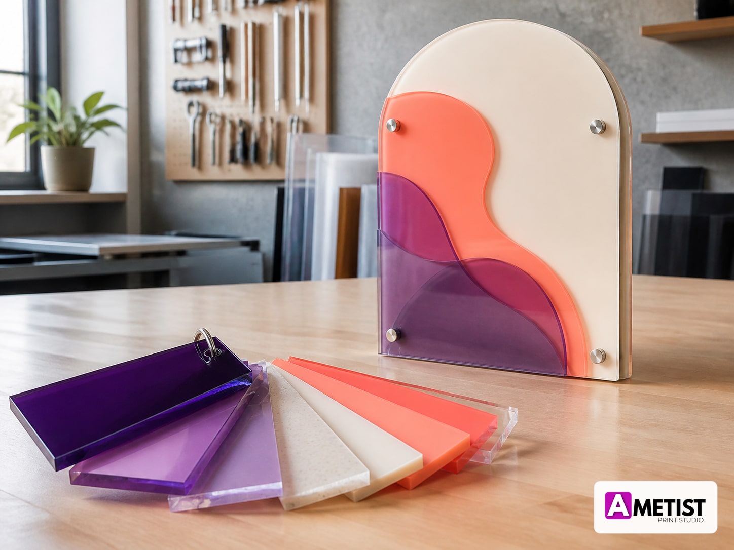Plexiglas Colorat